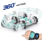 Stunt Car Remote Control Watch Gesture Induction 360 Degree Twisting Dance